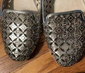 Michael Kors silver flats  thumbnail 3