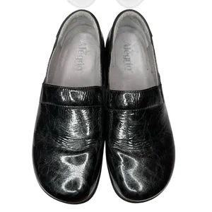 Alegria‎ Keli Pro Slip On Comfort Nursing Shoes Black Leather Clogs 40 US 9.5-10 thumbnail 4