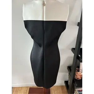 Tommy Hilfiger black and white Work dress classy size 6 thumbnail 3