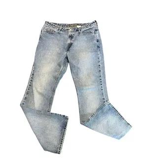 Vintage Levis Silvertab jeans 90s high rise fit and flare light wash size 32 thumbnail 3