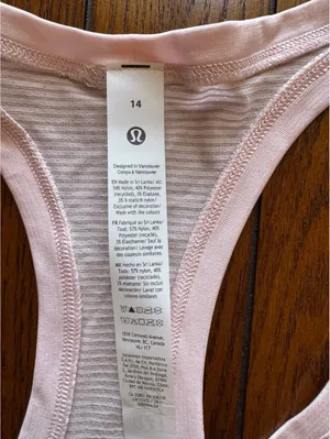 Lululemon Swiftly Tech Scoopneck Tank 2.0 Race Pink Pearl Size 14 NWT thumbnail 3