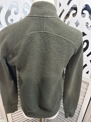 lululemon athletica Olive Quilted Bomber Jacket - Women's size 6 thumbnail 5
