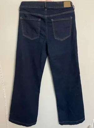American Eagle NWOT Wide Legs Jeans 14 Short thumbnail 2