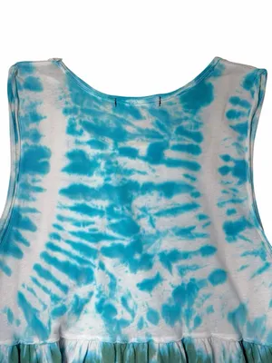 Free People We the Free Tie Dye Sleeveless Cotton Top Womans M thumbnail 7