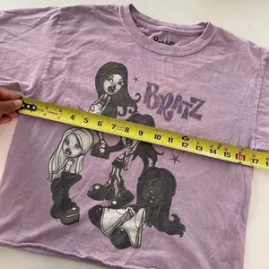 Bratz Graphic Tee | Purple Y2K Baby Tee | Size XS thumbnail 5