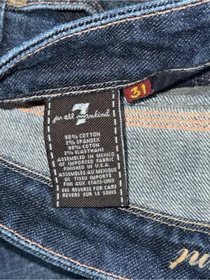 7 For All Mankind Flynt Low Rise Bootcut Blue Jeans Women’s 31 x 32.5 VTG Y2K thumbnail 9