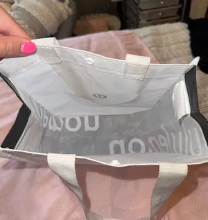 White Lululemon Tote Bag thumbnail 3
