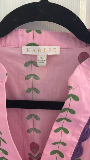 Karlie dressy pink top thumbnail 5