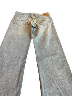 Denimist Lindsay Slim Boyfriend Jeans Light Wash Denim Distressed Size 31 Womens thumbnail 13