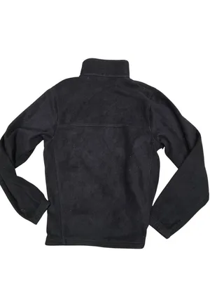 Columbia Womens Black Full-Zip Fleece Jacket Size Small warm winter fall thumbnail 2