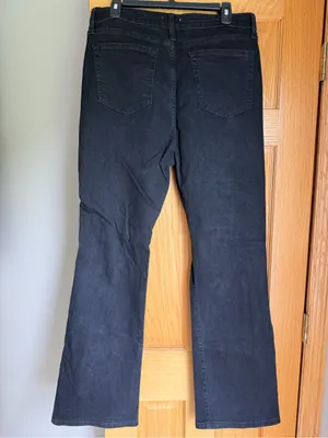 rue21 Black High-Rise Distressed Flare Jeans Women’s Size 31 Super Stretch Goth thumbnail 3