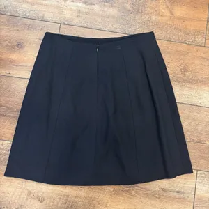 Alberto Malaki Black Mini Skirt Women's Size 2 Made in USA Minimalist Vintage thumbnail 3