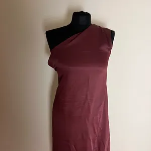 Zara One-Shoulder Maroon Dress thumbnail 2