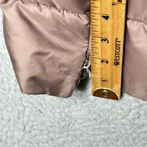 Kenneth Cole Reaction Coat Womens XS Dusty Mauve Hooded‎ Puffer Jacket Coat READ thumbnail 9