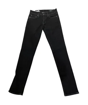 Red Engine Flared Jeans Women's Size 27x32 Dark Wash Jeans Made in USA NWT thumbnail 1