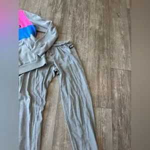 PINK Victoria’s secret Gray Tracksuit with Pink and Blue Accents thumbnail 6
