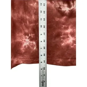 We The Free Free People Be Free Tie Dye Oversize Women's T-Shirt Size Large Brown Cotton thumbnail 8