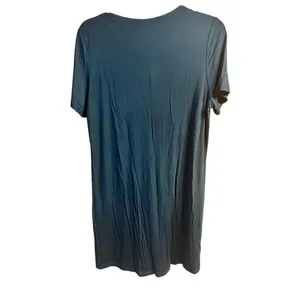 🔥5/20🔥 Swomoa Button down Nightshirt Sz S NWT Black thumbnail 2