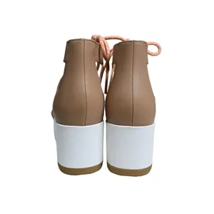SOREL Womens 9 Cameron Platform Gladiator Sandal in Honest Beige/Gum NEW thumbnail 6