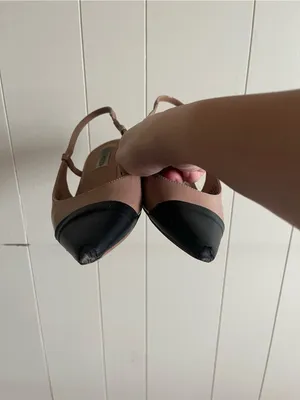 Steve Madden Nude Pointed Kitten Heels - Size 6.5 thumbnail 3
