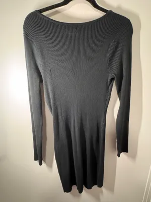 Hollister Long Sleeve Dress Black thumbnail 2