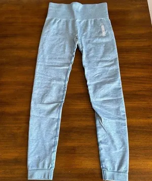 Gymshark Light Blue Leggings thumbnail 4