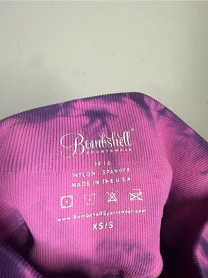 Bombshell Sportswear Tie Dye Seamless Leggings Size XS/S thumbnail 6