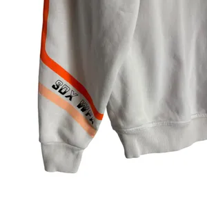White Fox SDX WFA White Logo Striped Crewneck Long Sleeve Sweatshirt Size Small thumbnail 4
