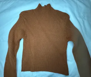 Orange Fall Sweater Brown Size L thumbnail 1