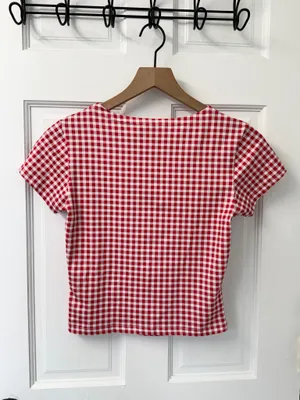 Princess Polly gingham lemon tshirt 6 thumbnail 6