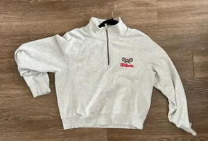 Wilson quarter zip sweater Gray Size M thumbnail 1