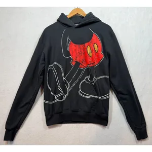 Disney Parks Hoodie Mickey Mouse Graphic Print Ears Hood Sweatshirt Adult Medium thumbnail 1