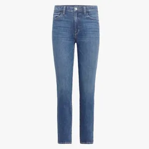 Favorite Daughter The Erin‎ High Rise Slim Straight Medium Indigo Jeans thumbnail 3