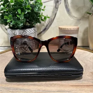 SALVATORE FERRAGAMO brown cat eye sunglasses 🦋 thumbnail 7