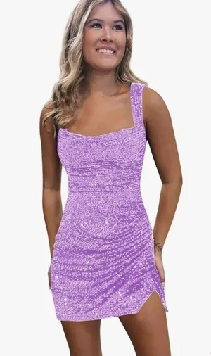 Light Purple Homecoming dress Size 2 thumbnail 1