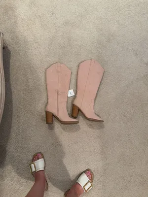 Altar'd State Jewell Blush Western Boots Size 8 thumbnail 4