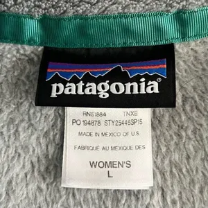 Patagonia Re-tool Polartec Gray Fleece Zip Up‎ Vest thumbnail 4