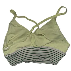OFFLINE By Aerie Ribbed Scoop Sports Bra sharp green women’s small bralette thumbnail 7