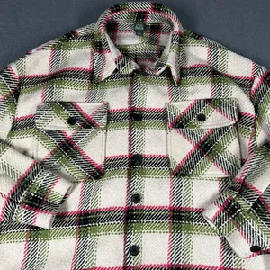 Wild Fable Womens Medium Oversized Wool‎ Blend Button Front Shacket Shirt Jacket thumbnail 5