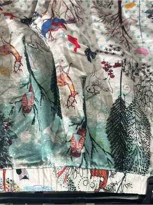 Anthropologie E by Eloise Woodland Animal Pajama Pants – Size XS thumbnail 8
