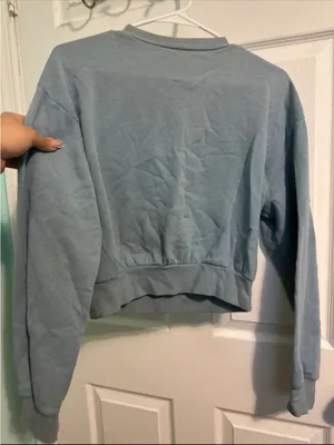 wild fable Soft Sky Blue Crewneck Sweatshirt thumbnail 4