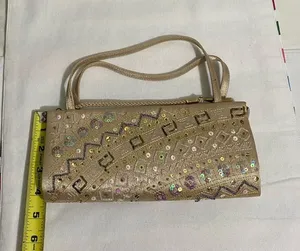 Embellished Gold Evening Clutch Hand Bag thumbnail 1