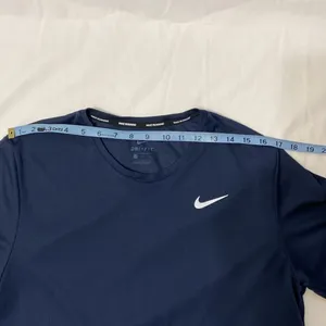 Nike,Dri-fit,Dark Blue,Women,Shot Sleeve Tee Shirt. Size- Large thumbnail 3