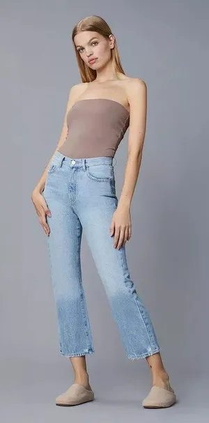 DL1961 Emilie Straight Ultra High Rise Vintage Jeans Size 26‎ thumbnail 1