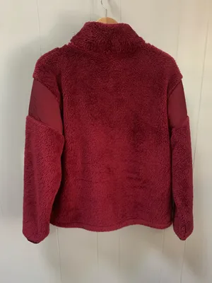 NWT Victoria's Secret PINK Teddy Half Zip Sherpa Pullover Jacket Size L thumbnail 3