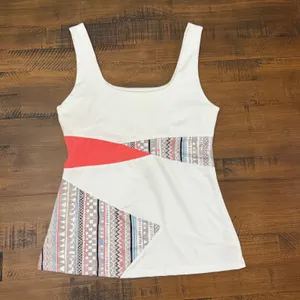 EleVen by‎ Venus Williams Drill Tank Top In Aztec Goddess Print Size Small thumbnail 3