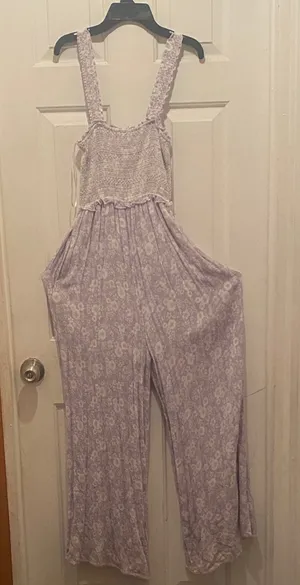 Miami Lavender Floral Jumpsuit thumbnail 1