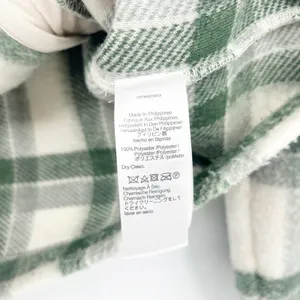 Madewell Womens Plaid Double Breasted Dasani Blazer Fleece Jacket Size S Green‎ thumbnail 7