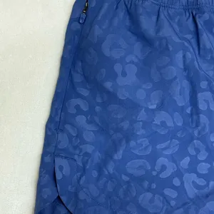 GAP Women's Navy Leopard Print Athletic Shorts thumbnail 4