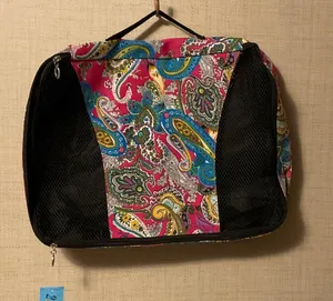 Paisley Print Travel Tote Bag - Multicolor thumbnail 1